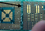 Figure 2. Top view of the connected Schmartboards. A dab of glue can be put on top where the bridge shows through to make board rigid